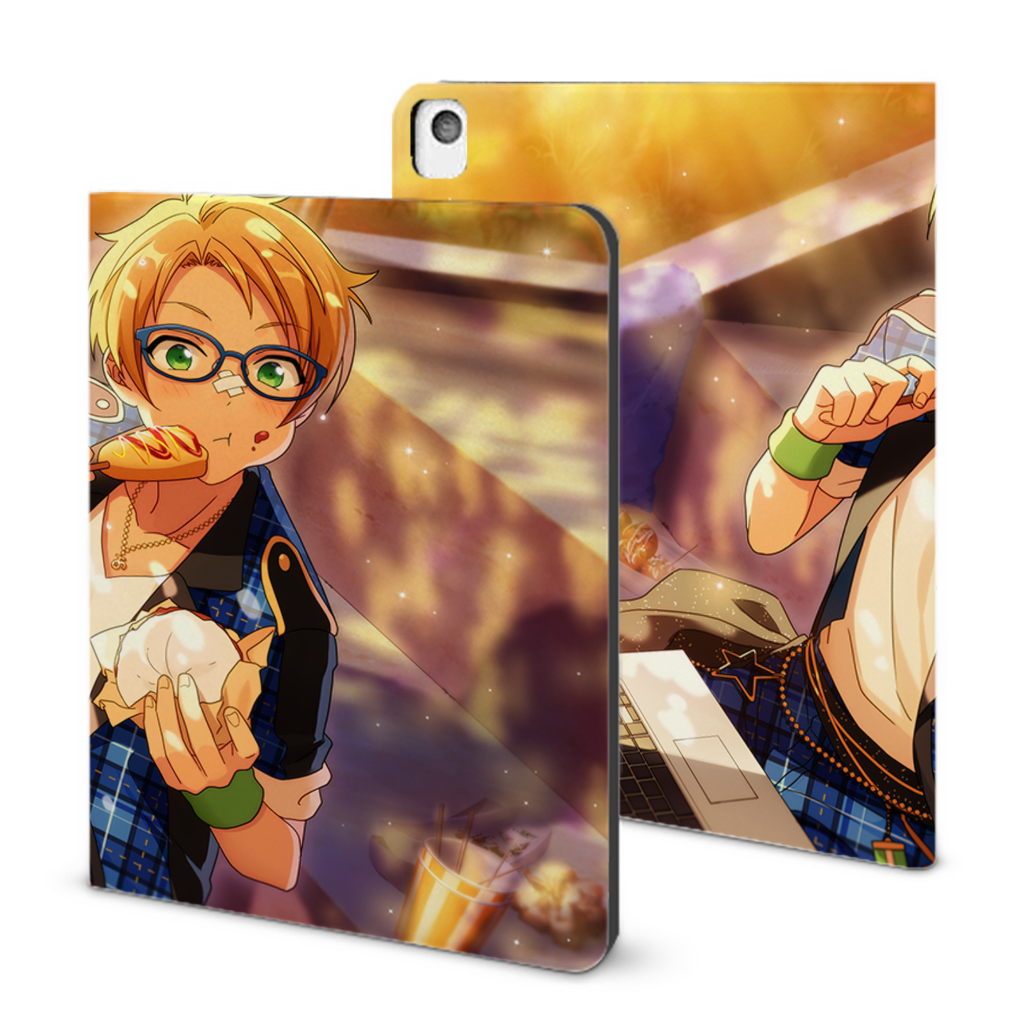 （画像用） あんさんぶるスターズ! Ensemble Stars IPadケース ペンホルダー付き ブックスタイルデザイン
